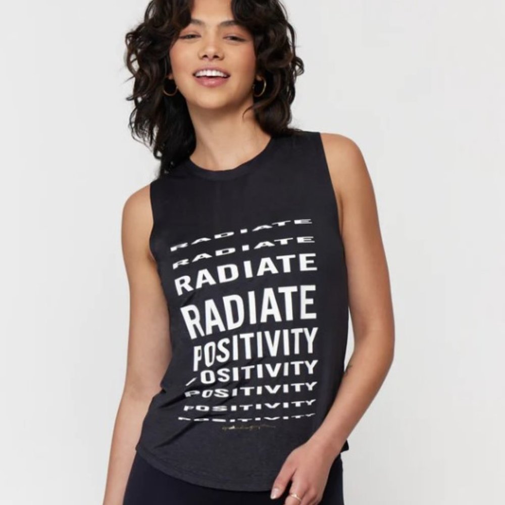 💜 NWOT Spiritual Gangster Radiate Active Muscle Tank